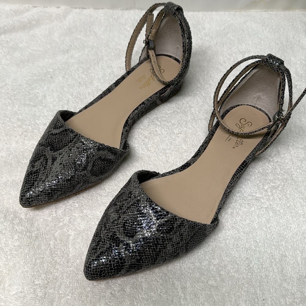 Seychelles‎ Snakeskin Plateau Ballet Flat